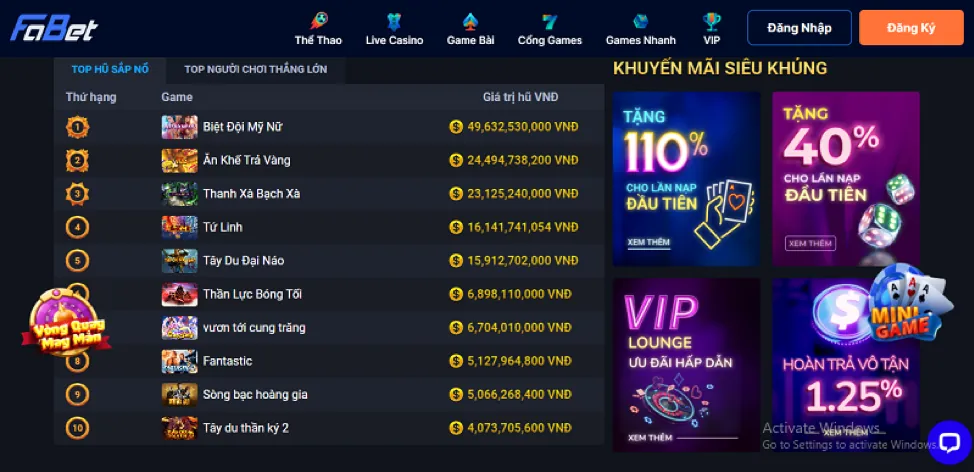 Thưởng Chào Mừng i999 Win